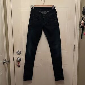 G-Star Women's Black Skinny Jeans